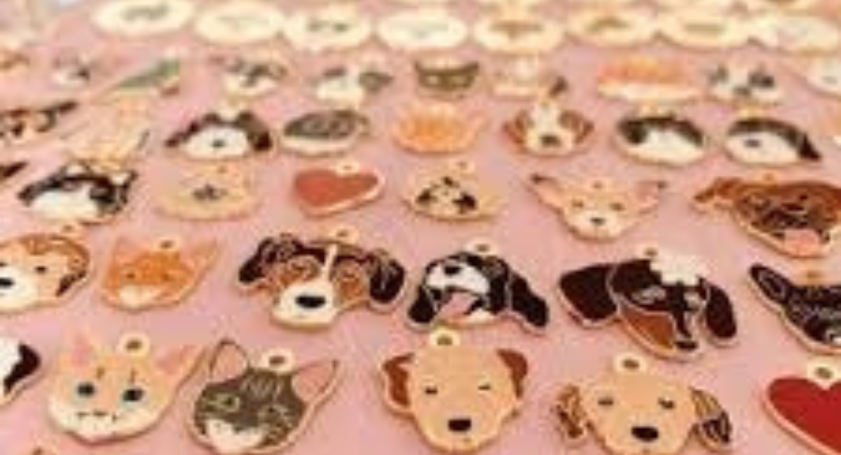 Pingente de Ouro com um Pet Gravado